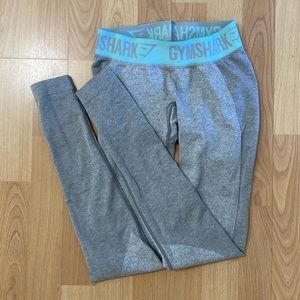 Gymshark flex leggings mint and gray